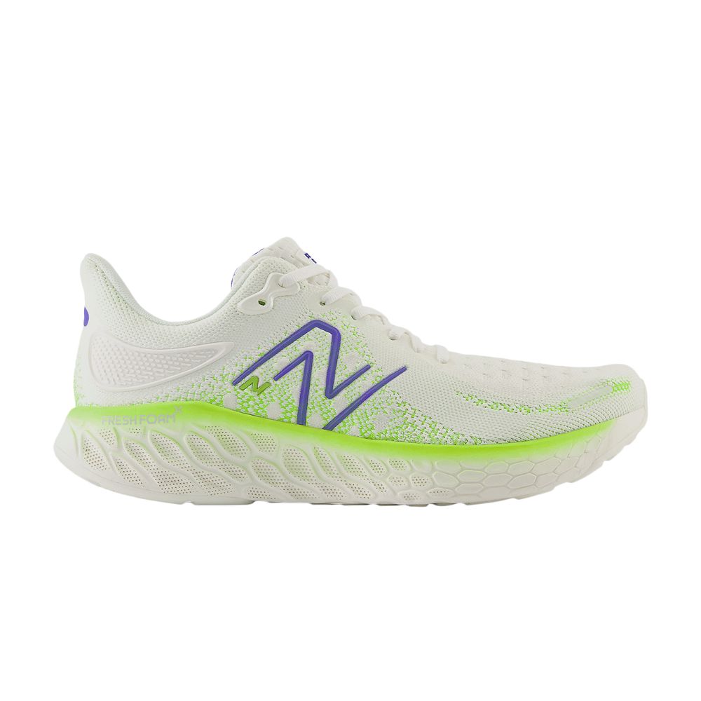 New Balance Fresh Foam X 1080v12 2E Wide 'Sea Salt Electric Indigo' | White | Men's Size 14 - M108012M-2E
