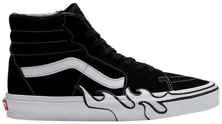 Sk8-Hi 'Flame - Black'