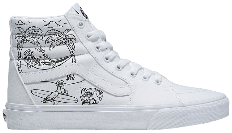 Size 3.5 Sk8 Hi Low Tide