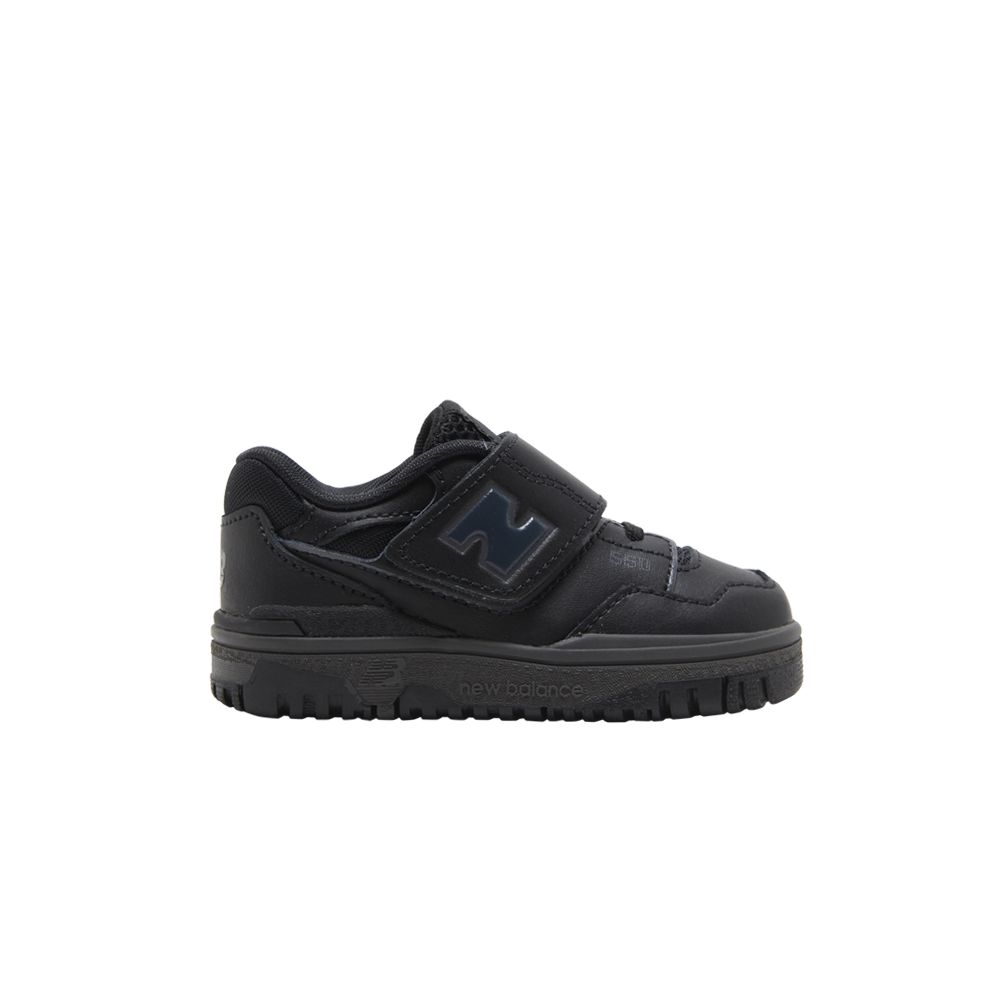 Pre-owned New Balance 550 Bungee Lace Toddler 'triple Black' | Infant Size 3