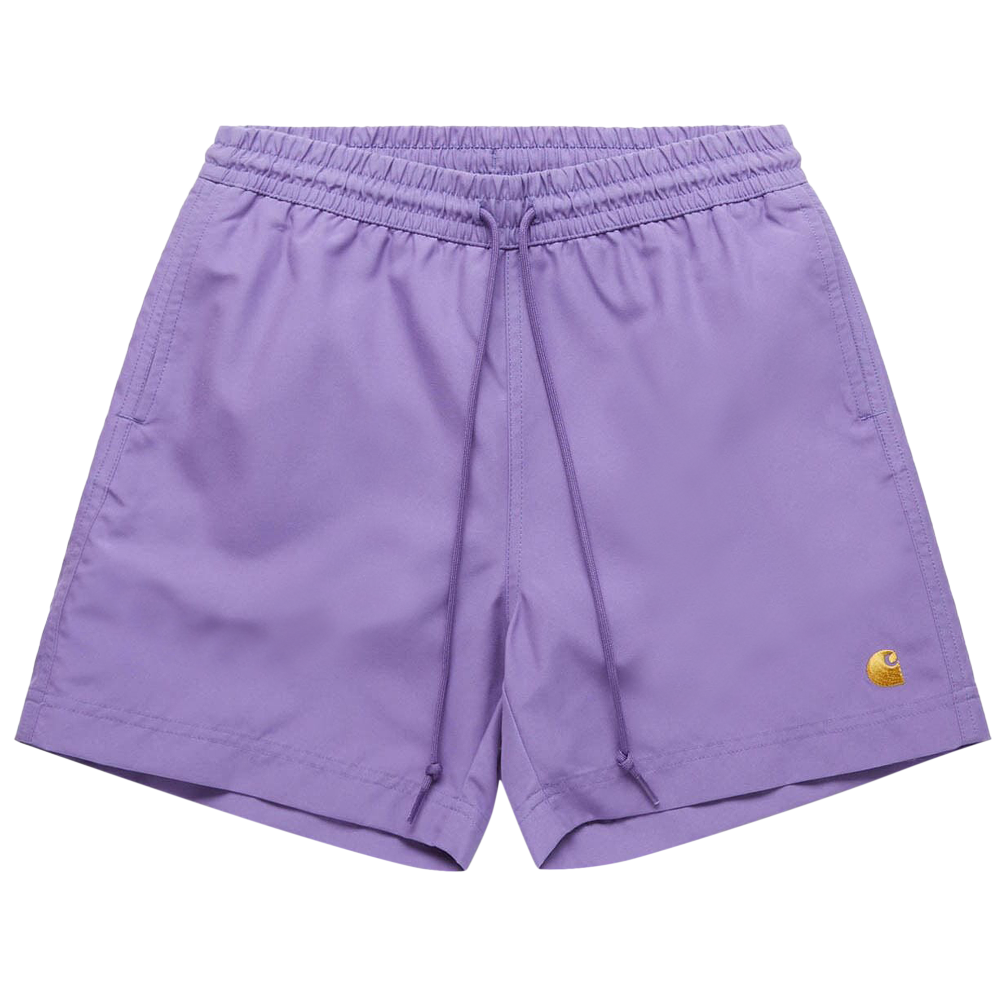 Pre-owned Carhartt Wip Chase Swim Trunks 'arrenga/gold' In Purple