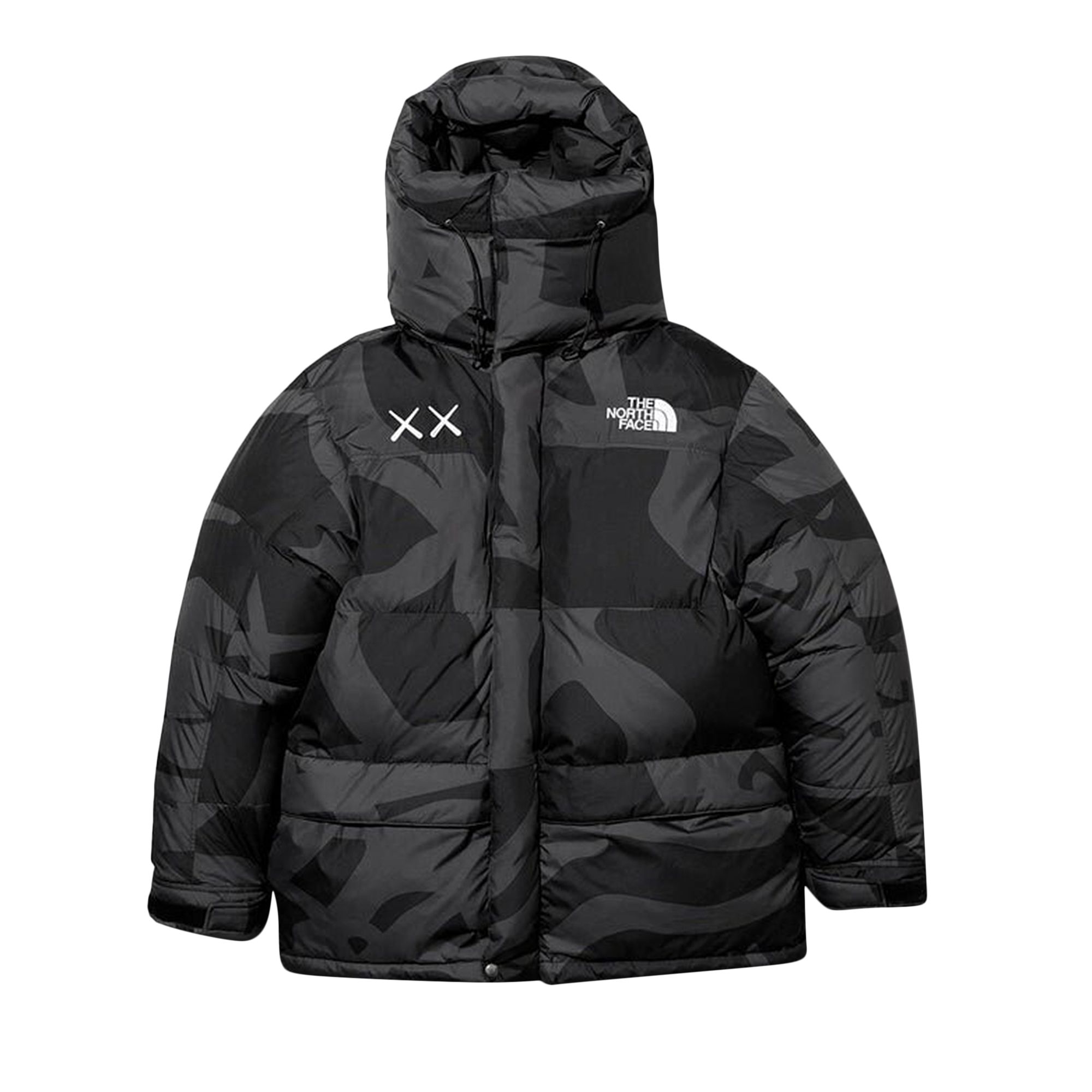 Pre-owned The North Face X Kaws Retro 1994 Himalayan Parka 'tnf Black'