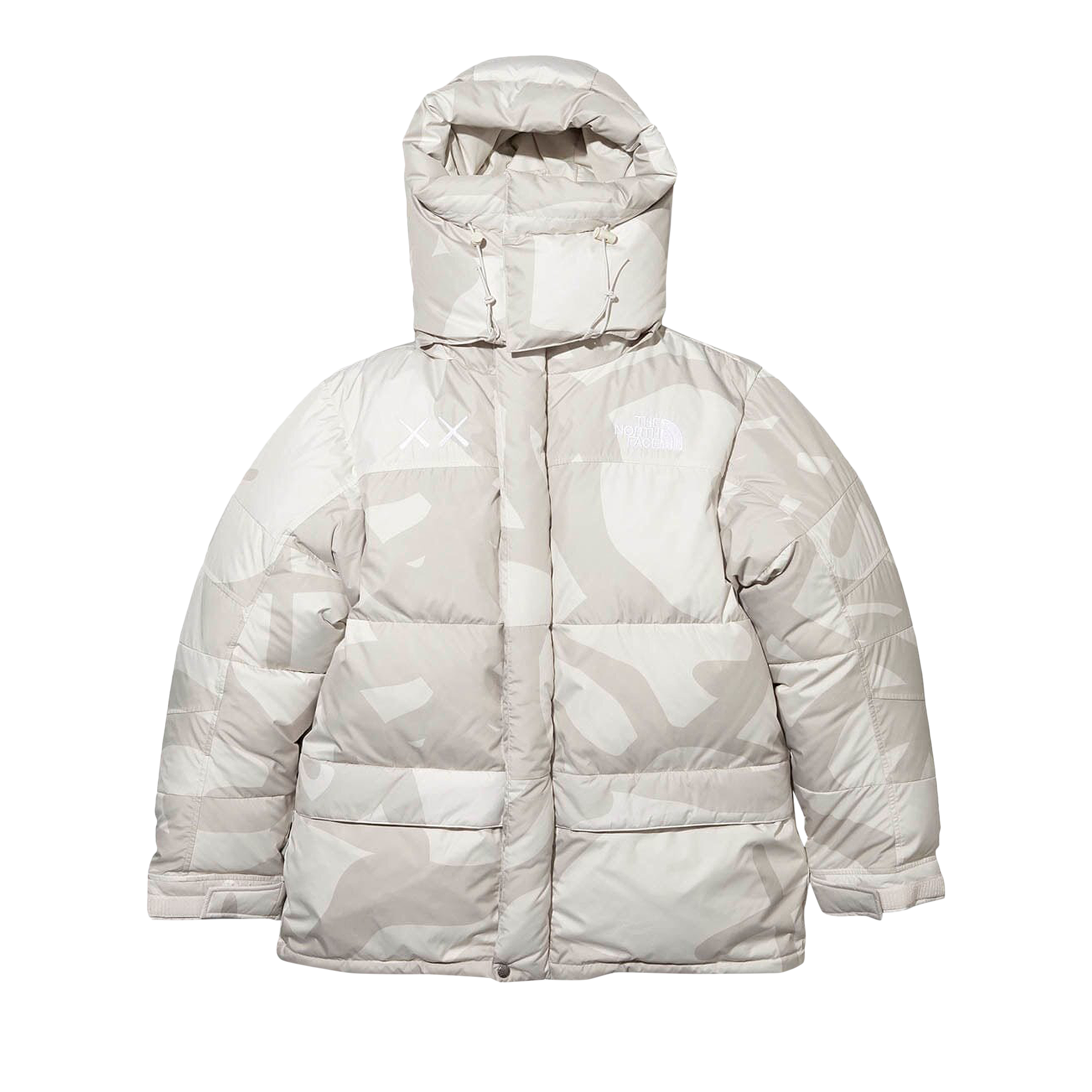 Pre-owned The North Face X Kaws Retro 1994 Himalayan Parka 'moonlight Ivory' In White