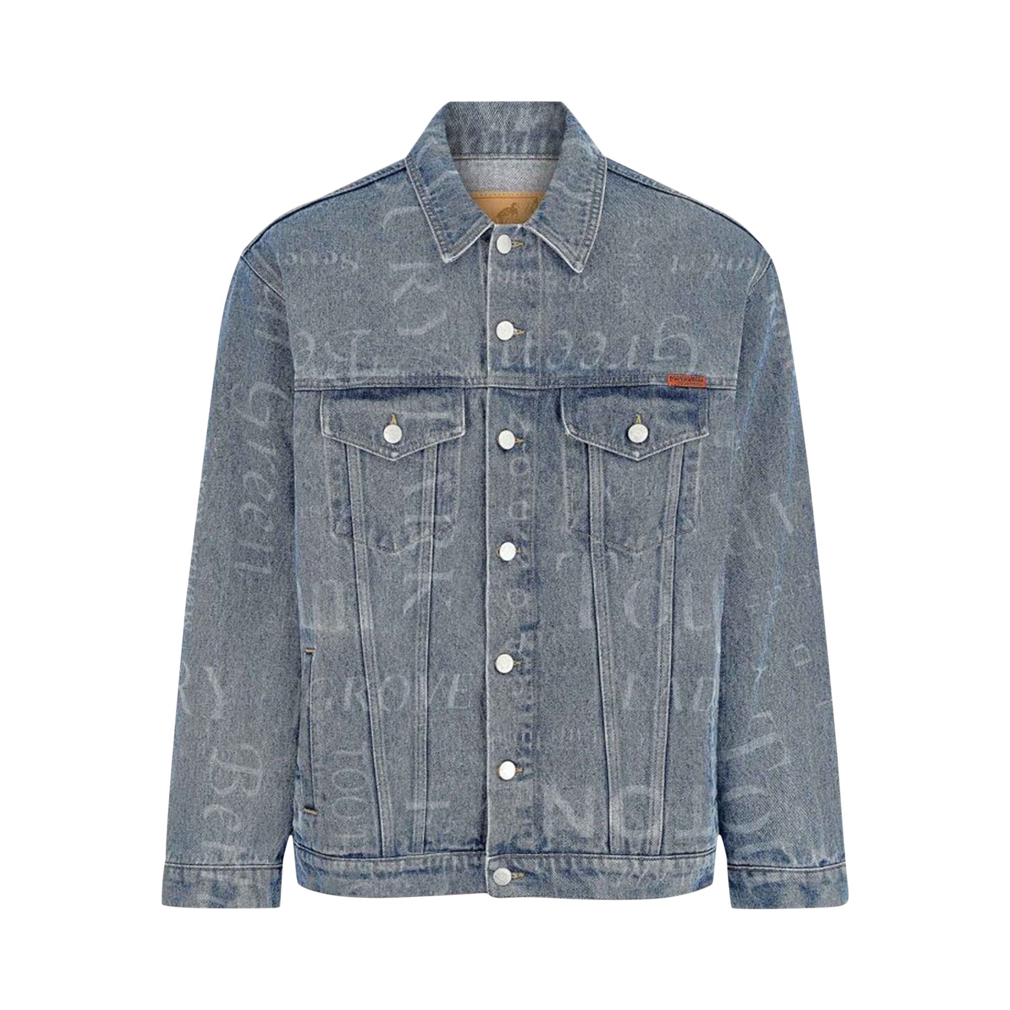 Pre-owned Martine Rose Oversized Denim Jacket 'blue'