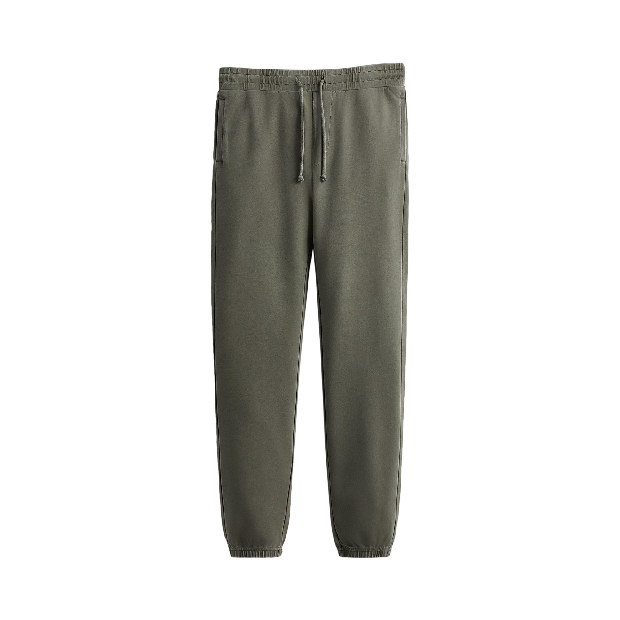Pre-owned Kith Crystal Wash Interlock Williams I Sweatpant 'island' | Green | Men's Size S