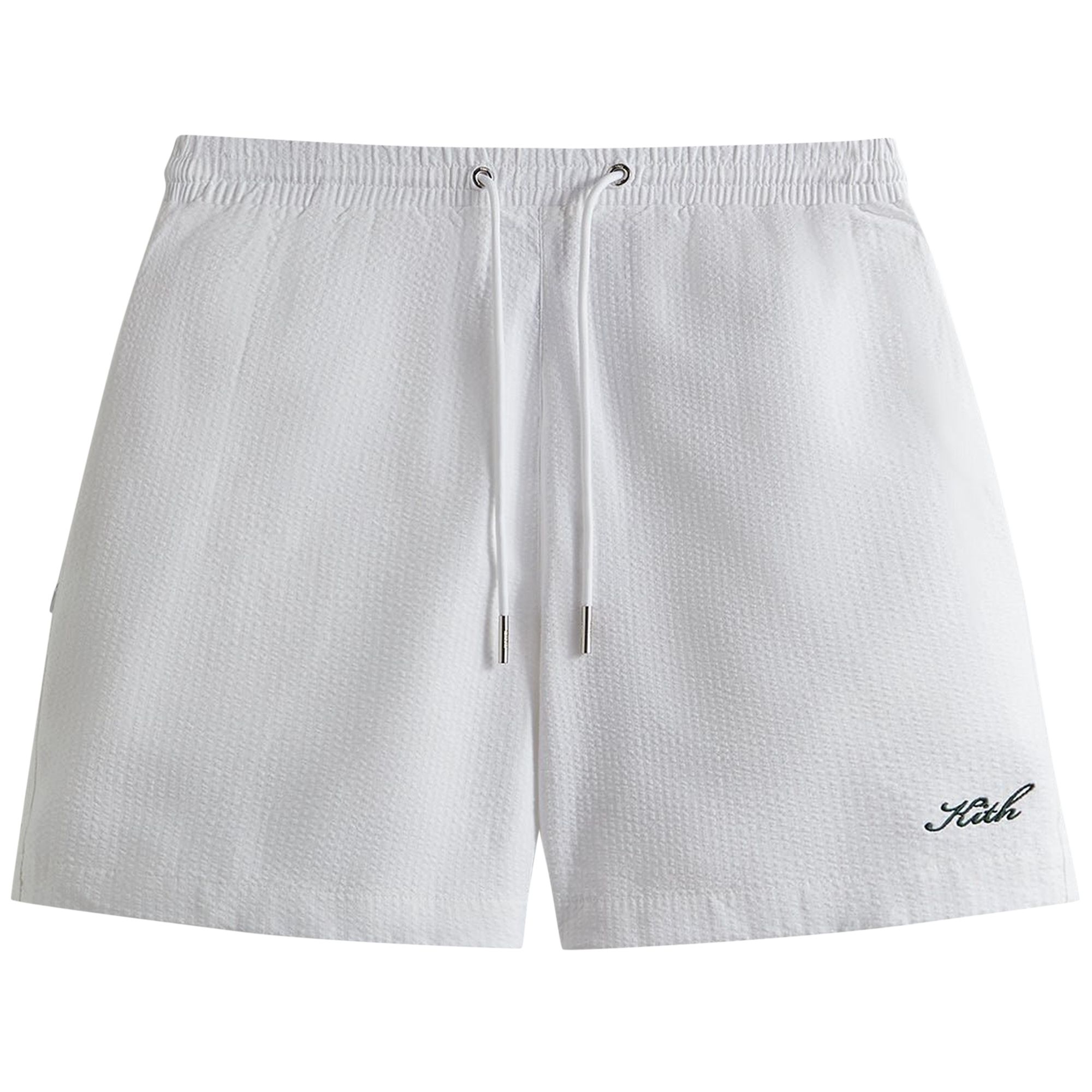 Kith Seersucker Active Short 'White' | Men's Size L