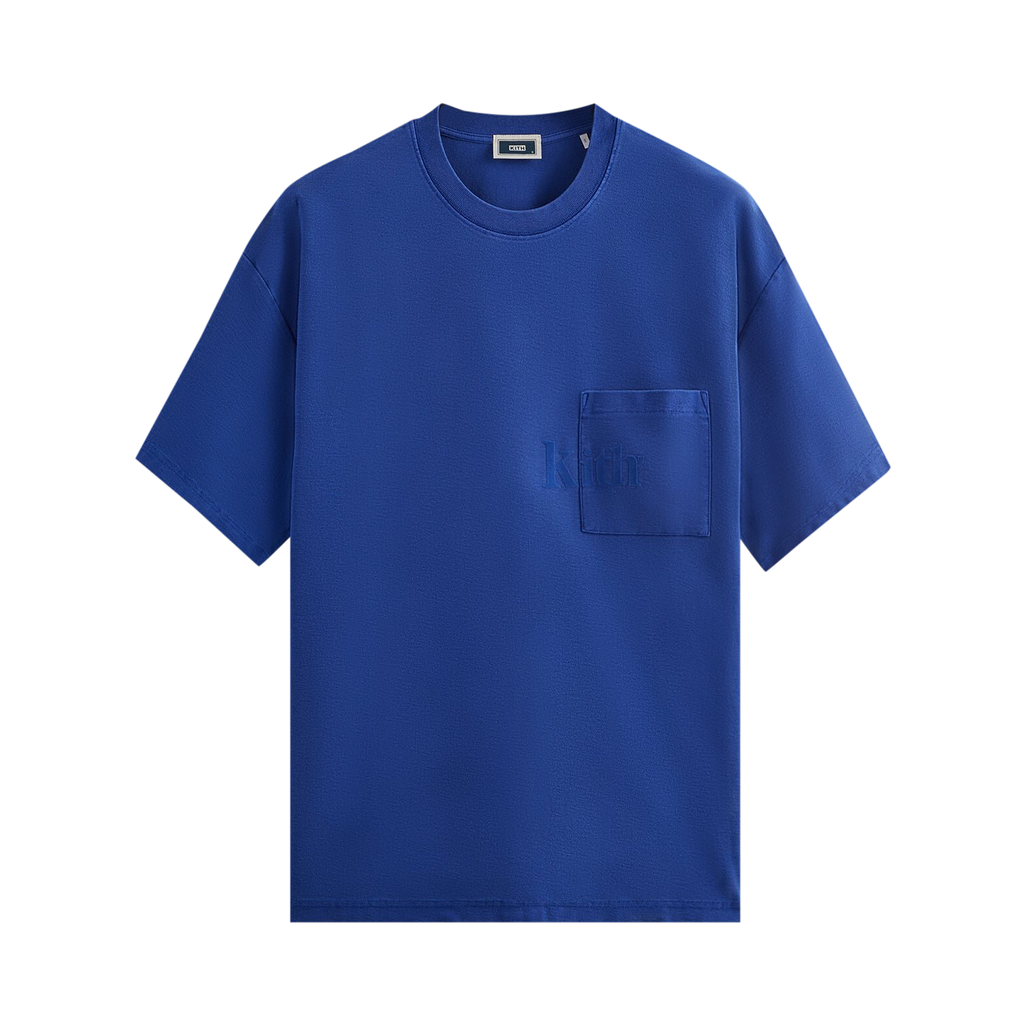Pre-owned Kith Quinn Tee 'current' In Blue