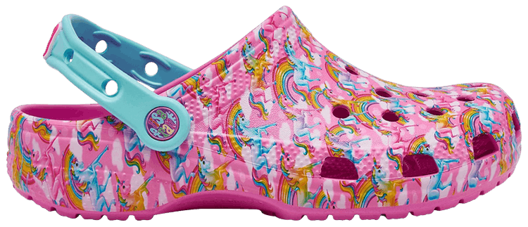 Lisa Frank x Crocs Classic Clog Kids Unicorn