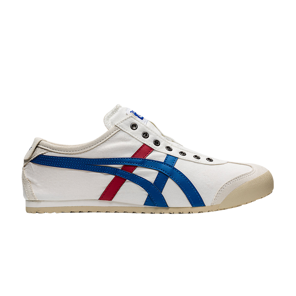Pre-owned Onitsuka Tiger Mexico 66 Slip-on 'tricolor' 2019 In White