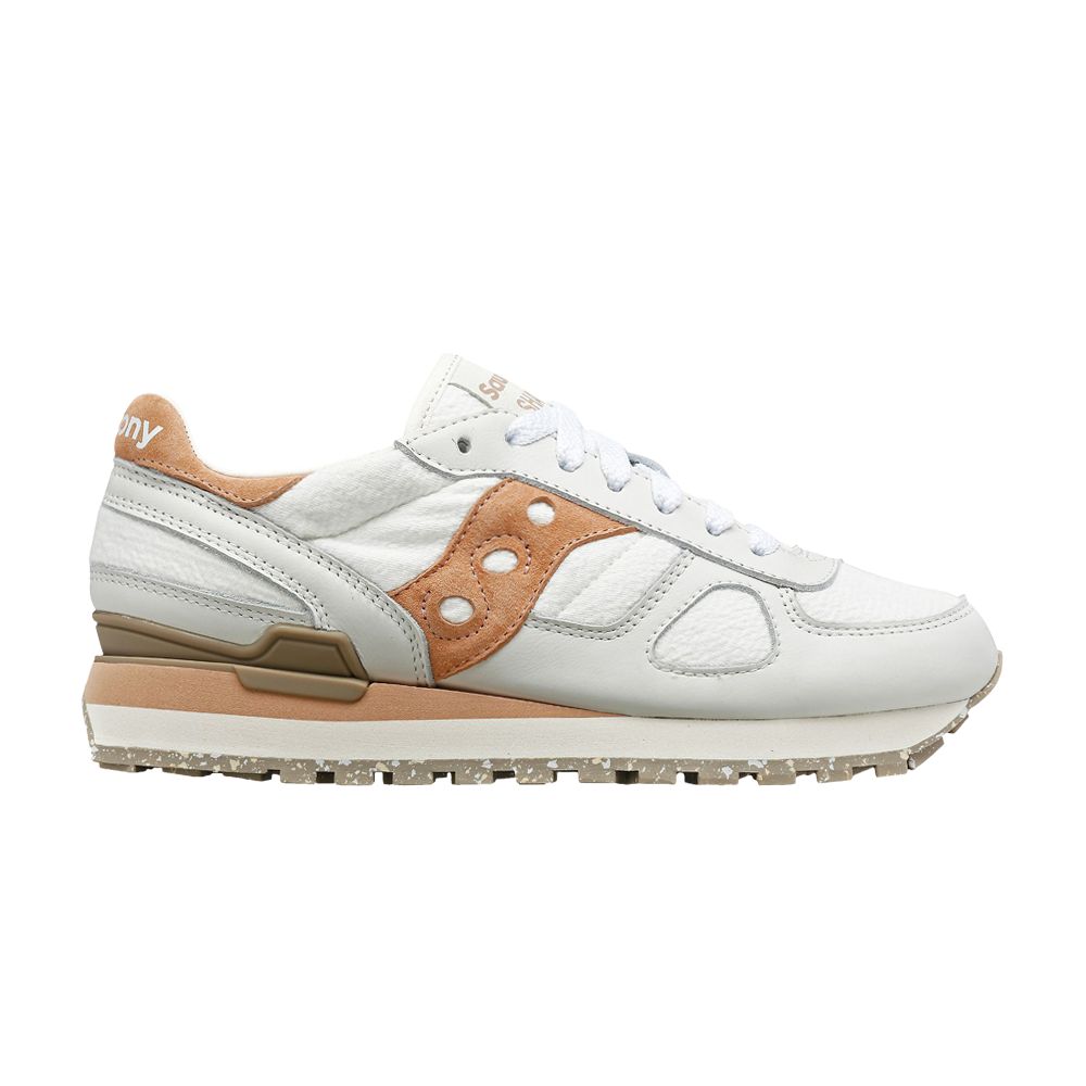 Pre-owned Saucony Wmns Shadow Original 'white Tan'