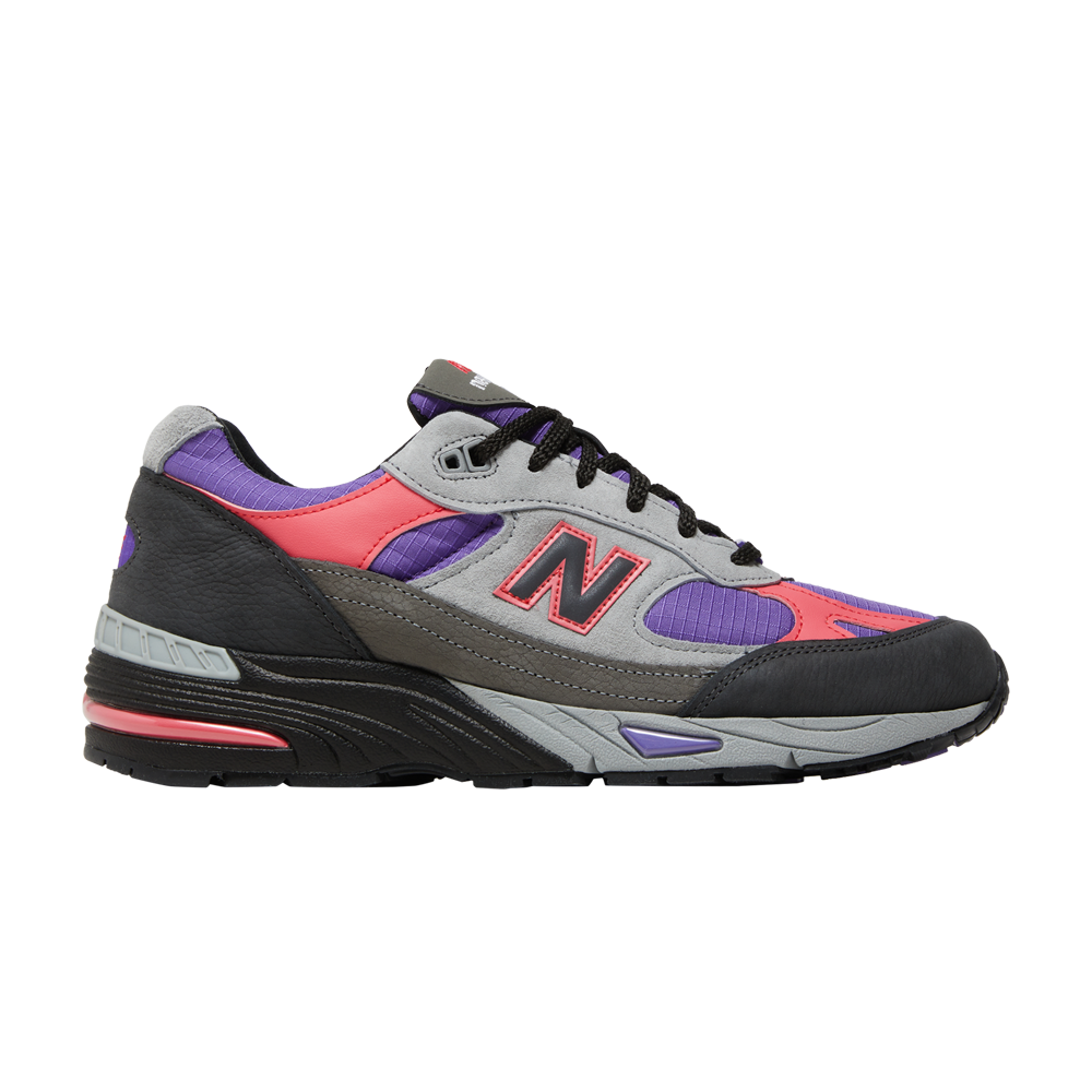 Pre-owned New Balance Palace X 991 Made In England 'black Ultra Violet' In Purple