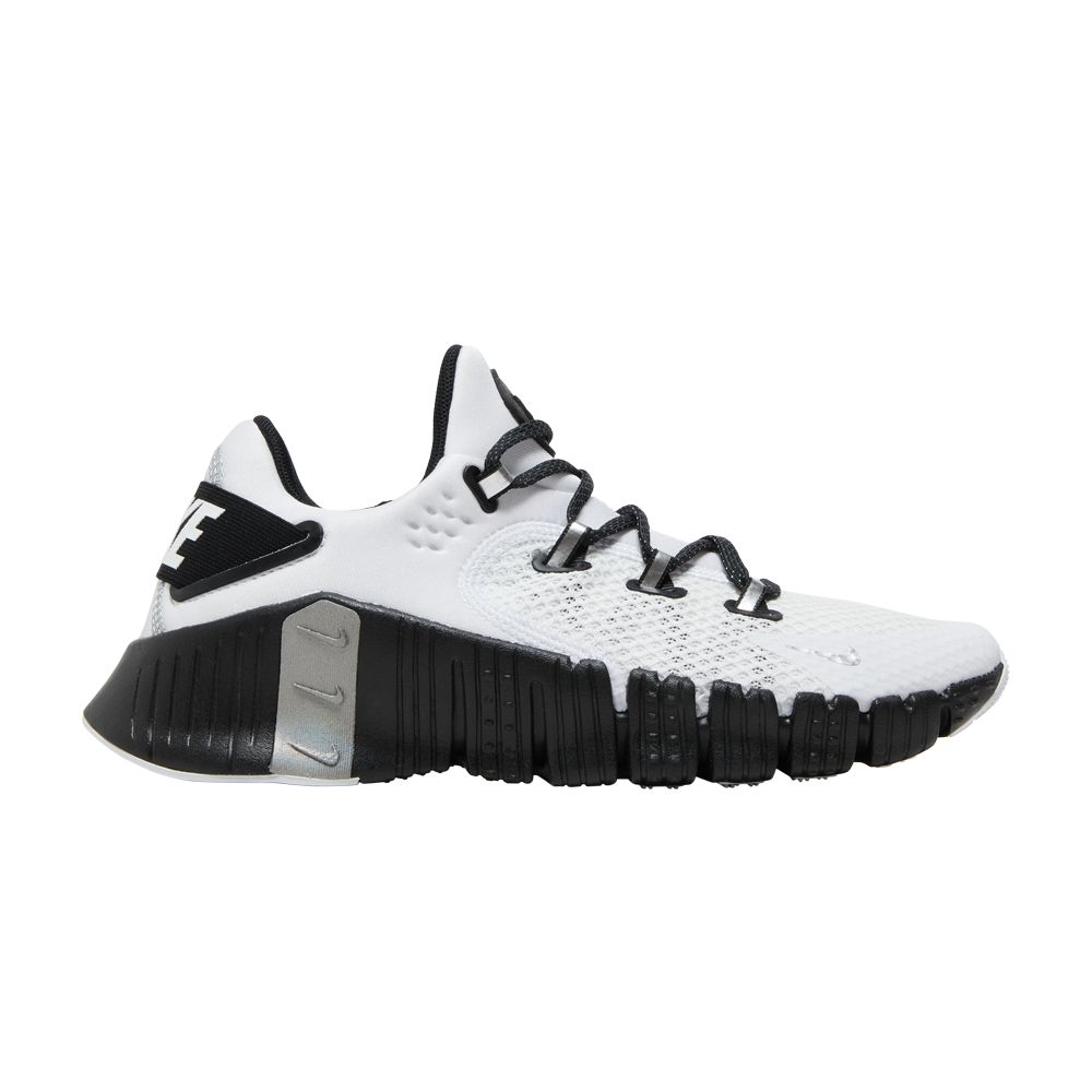Nike Wmns Free Metcon 4 Premium 'White Black Silver' | Women's Size 7.5