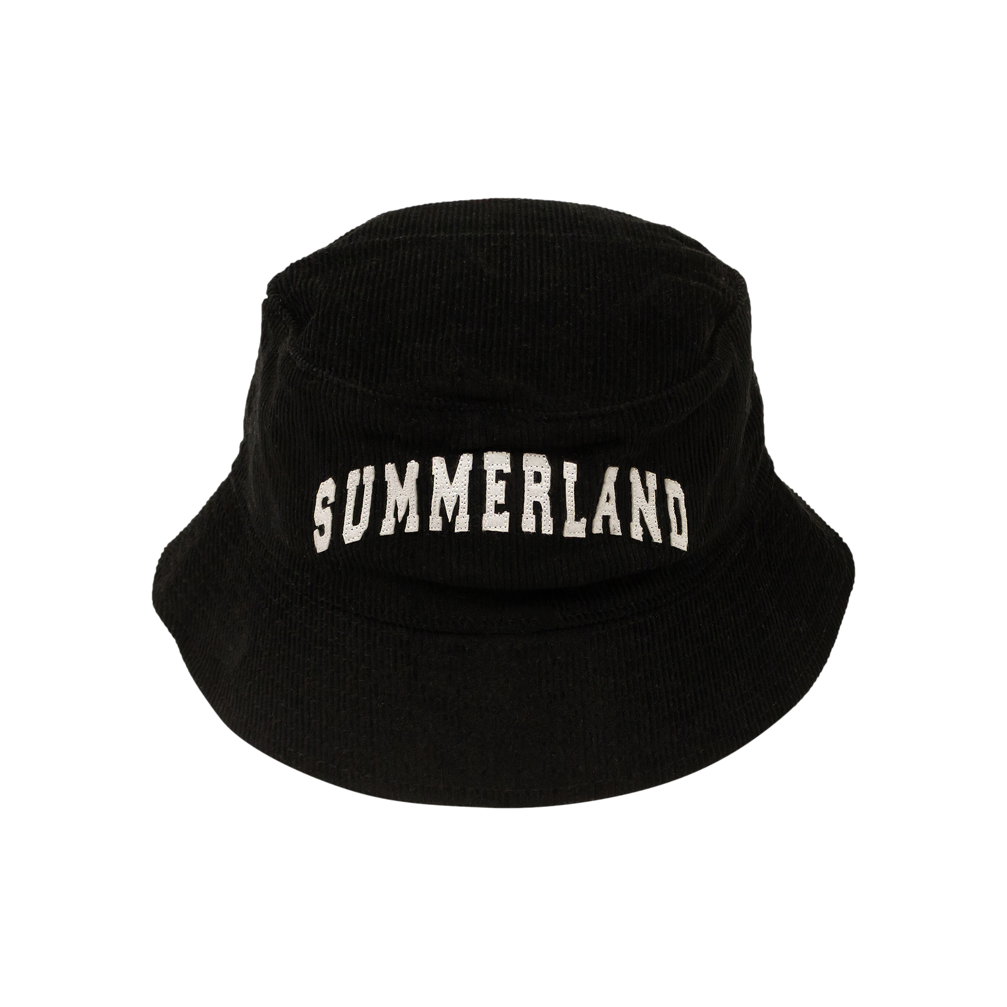 Pre-owned Nahmias Corduroy Summerland Bucket Hat 'black'
