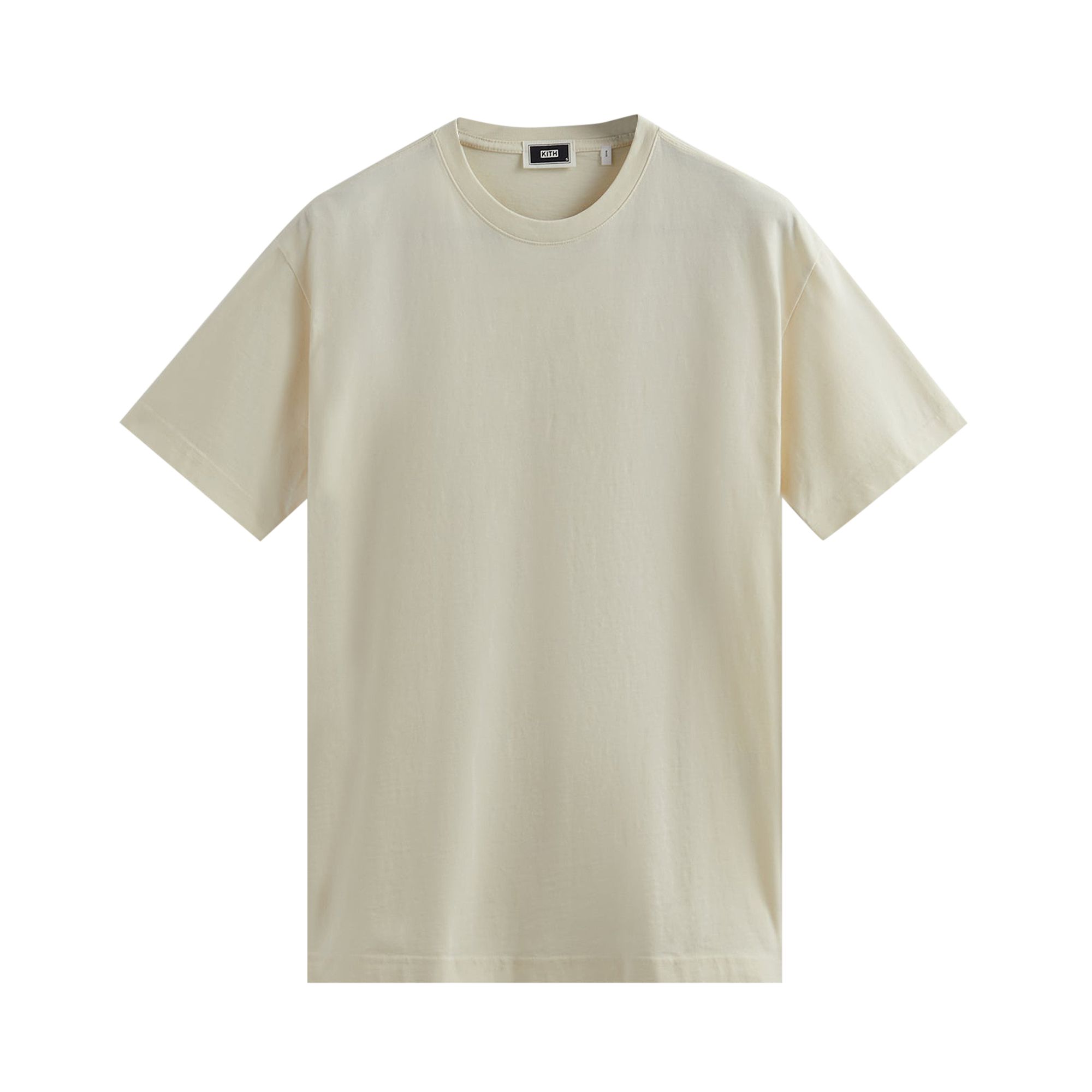 Pre-owned Kith Vintage Wash Tee 'sandrift' | Cream | Men's Size S