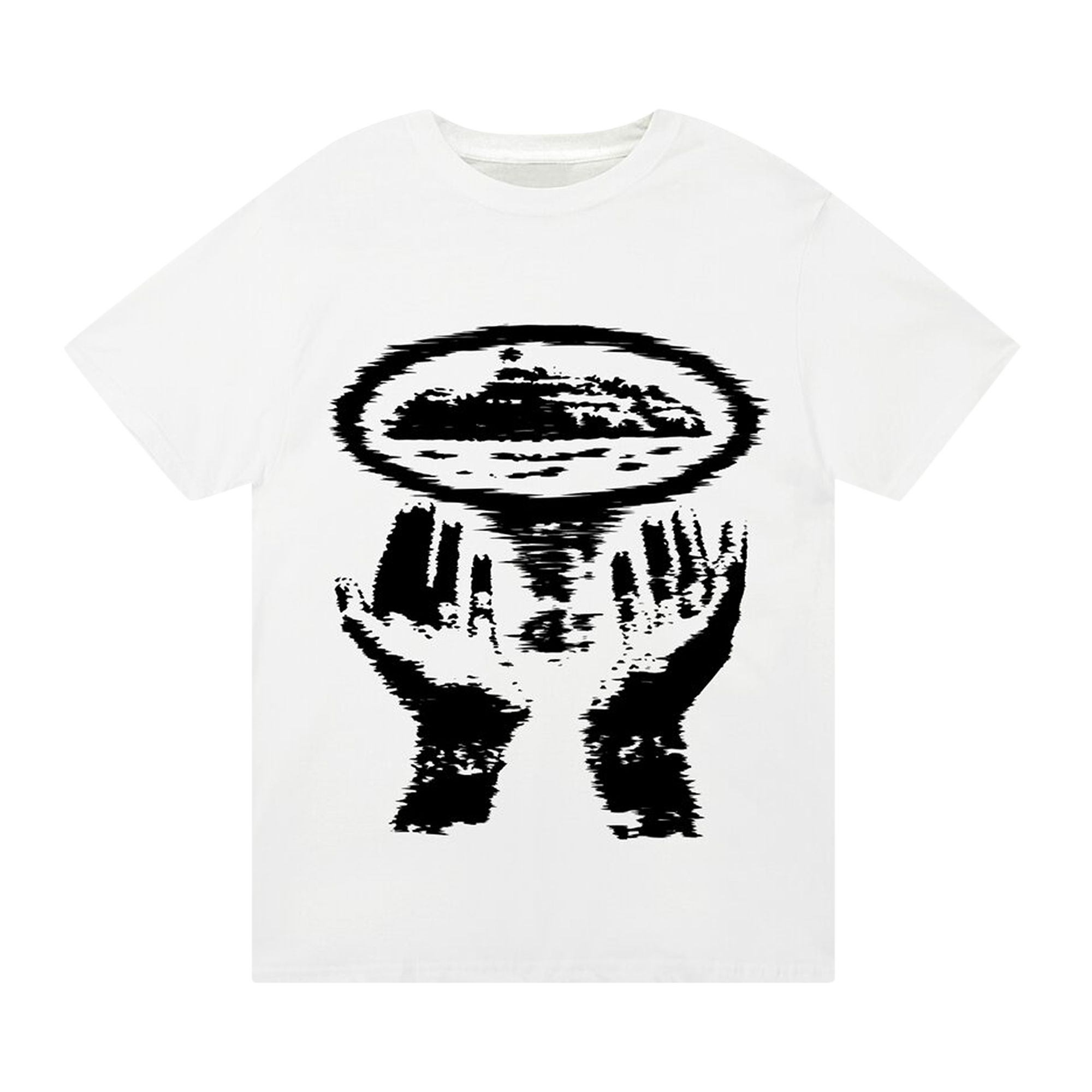 Pre-owned Corteiz Vortex Hands Tee 'white'
