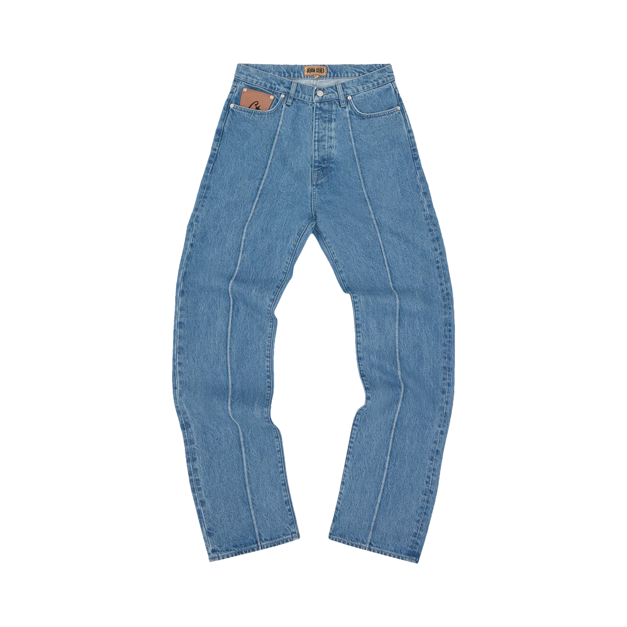 Pre-owned Corteiz C-star Denim Jeans 'blue'