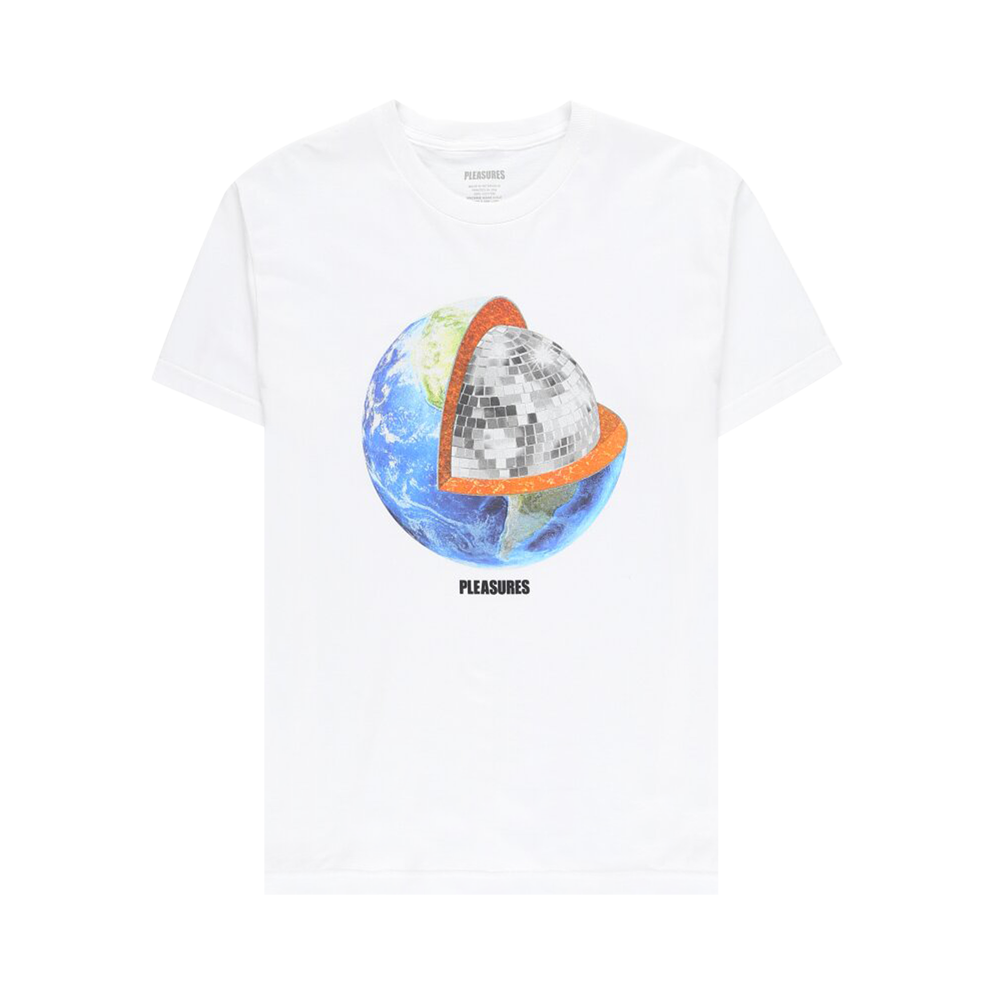 Pre-owned Pleasures Dance T-shirt 'white'