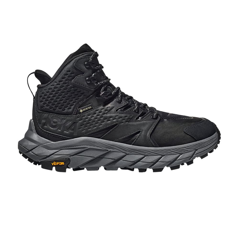 Pre-owned Hoka One One Wmns Anacapa Mid Gore-tex 'black Grey'