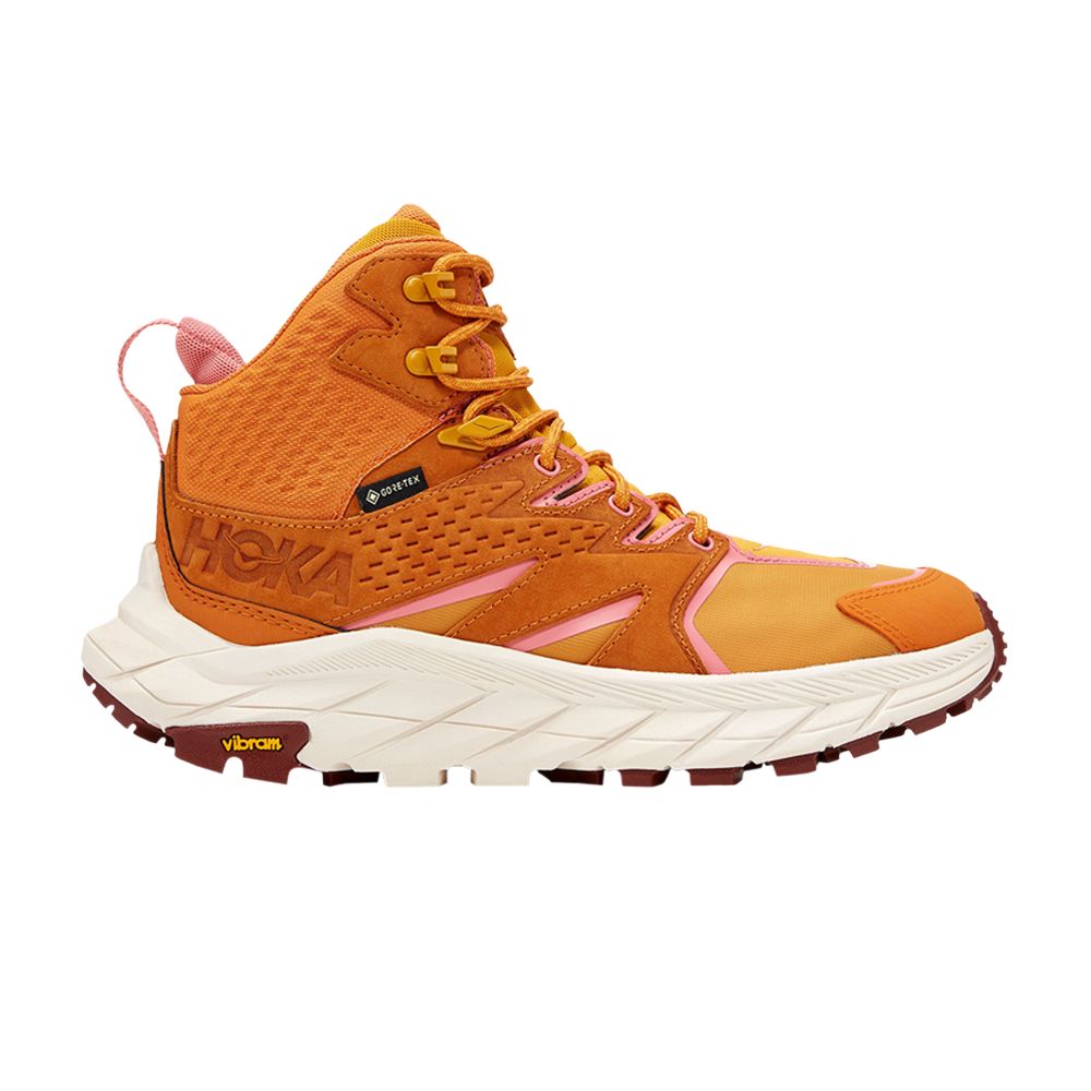 HOKA Wmns Anacapa Mid GORE-TEX 'Desert Sun Golden Yellow' | Brown | Women's Size 7