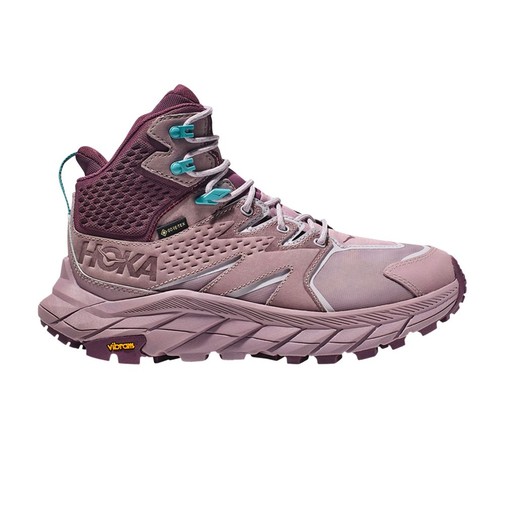 Pre-owned Hoka One One Wmns Anacapa Mid Gore-tex 'elderberry Grape Wine' In Purple