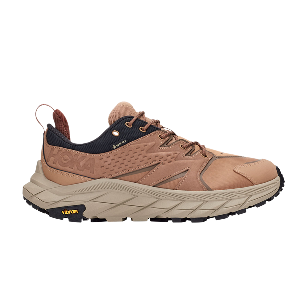 Pre-owned Hoka One One Anacapa Low Gore-tex 'tiger's Eye' In Tan