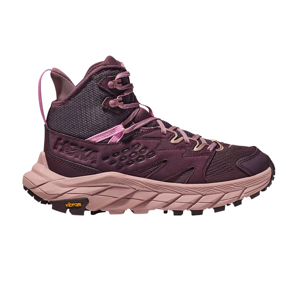 Pre-owned Hoka One One Wmns Anacapa Breeze Mid 'raisin Pale Mauve' In Purple