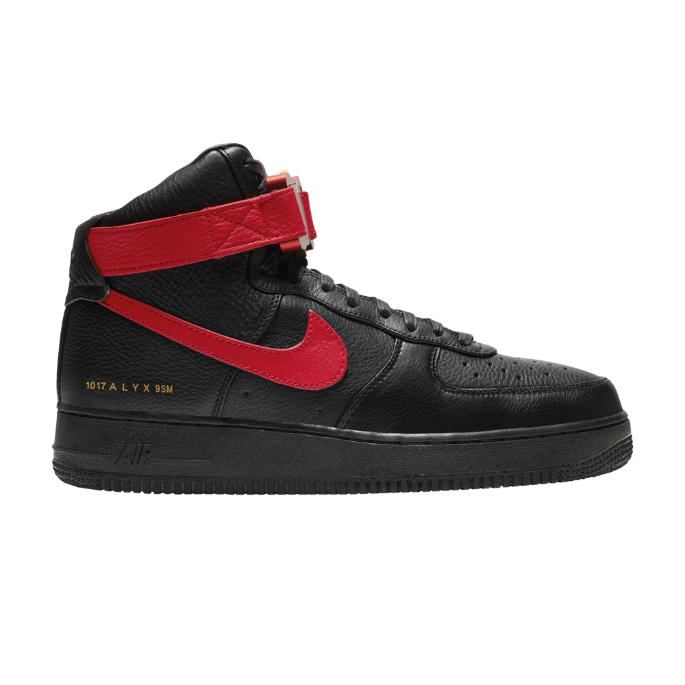 Pre-owned Nike 1017 Alyx 9sm X Air Force 1 High 'bred' In Black