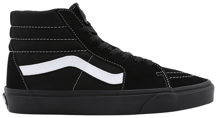 Vans Sk8 Hi Double Black White
