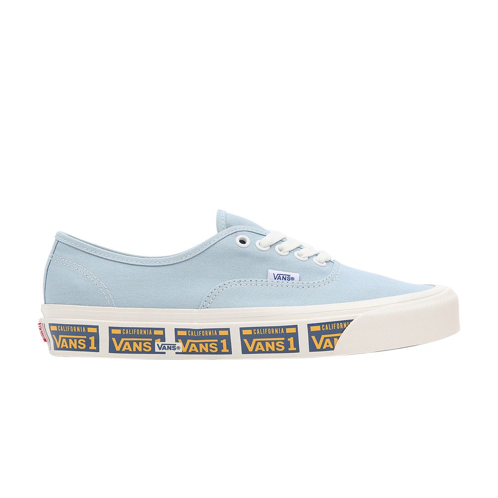 Vans Authentic 44 DX 'Anaheim Factory - Vanity Plate Light Blue' | Men's Size 7