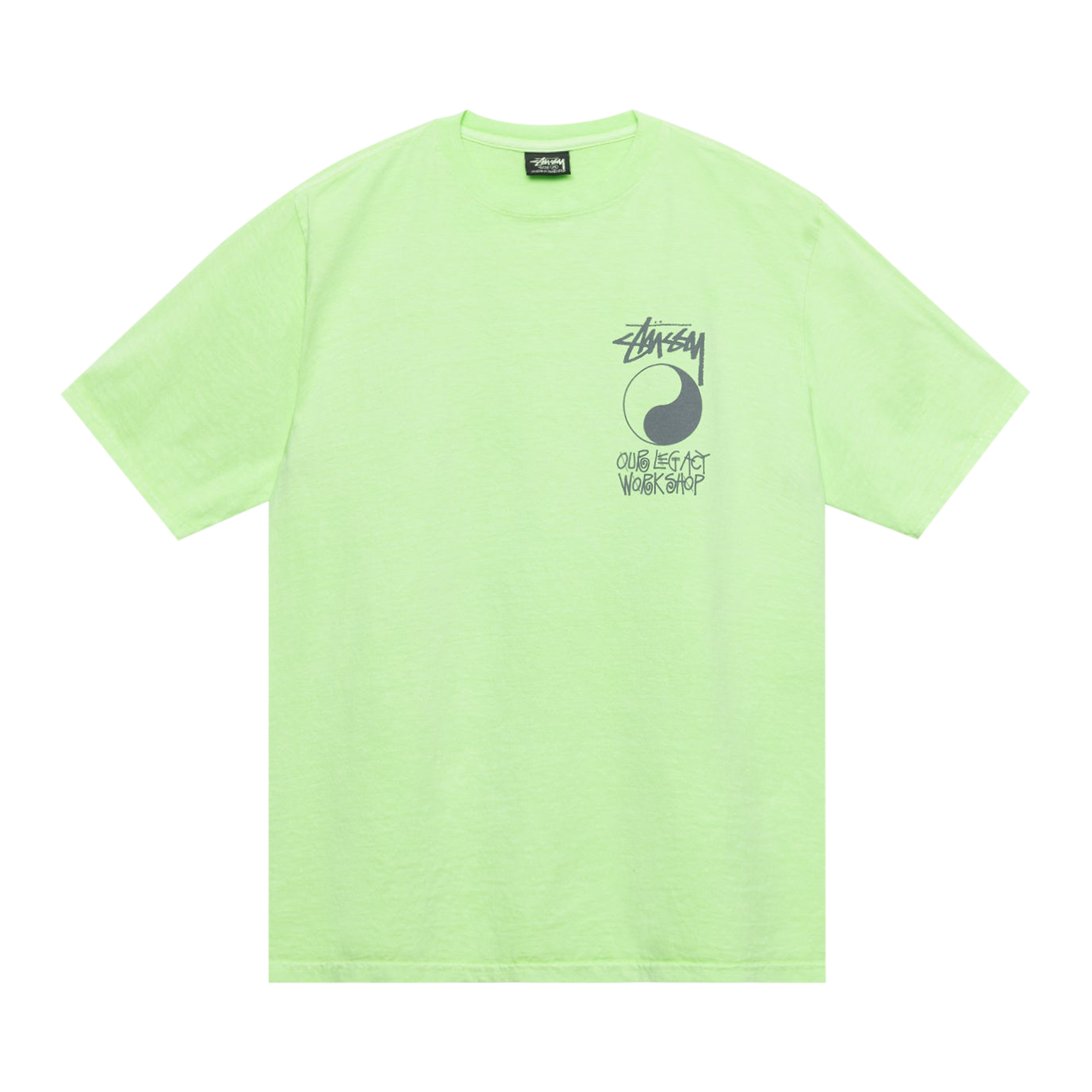 Pre-owned Stussy X Our Legacy Frame Pigment Dyed Tee 'paradise' In Green