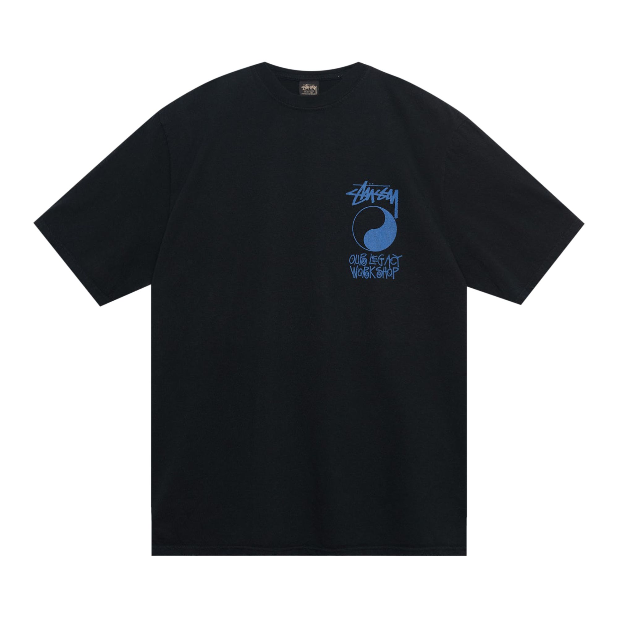 Stussy x Our Legacy Frame Pigment Dyed Tee 'Black' | Men's Size M
