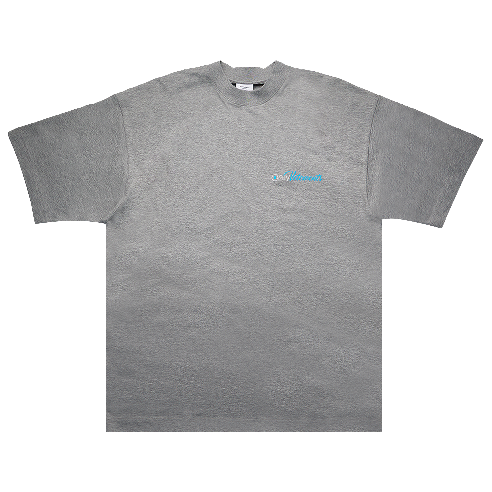 Pre-owned Vetements Only  T-shirt 'grey Melange'