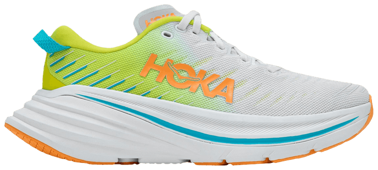 HOKA Bondi X White Evening Primrose