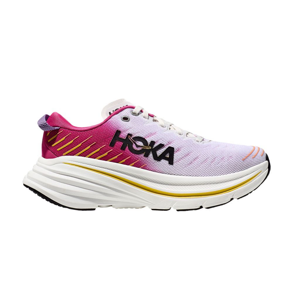 Pre-owned Hoka Wmns Bondi X 'pink Yarrow' In White