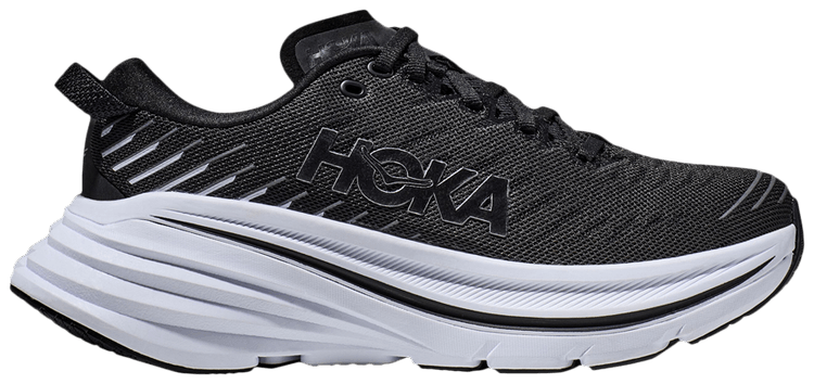 HOKA Wmns Bondi X Black White