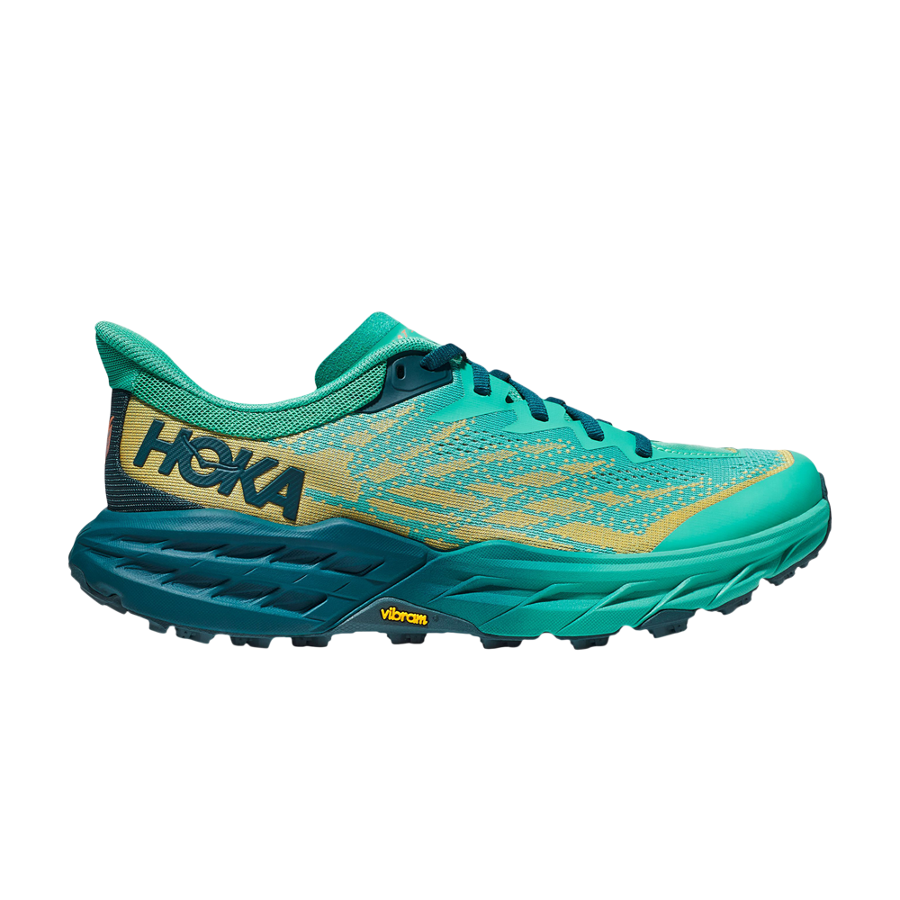 Pre-owned Hoka One One Wmns Speedgoat 5 'deep Teal Water Garden'