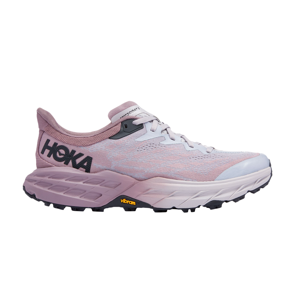 Pre-owned Hoka One One Wmns Speedgoat 5 'elderberry Lilac Marble' In Purple