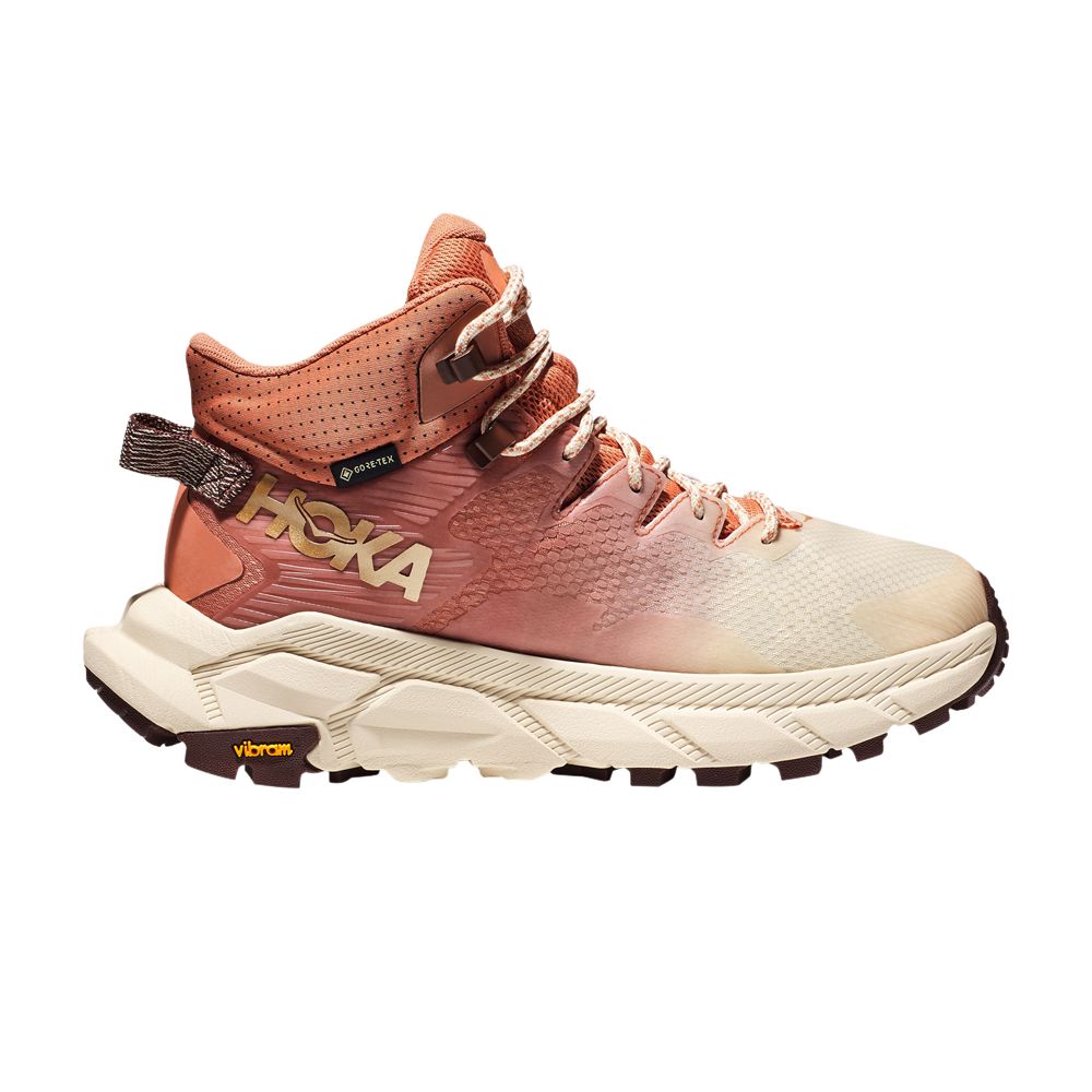 Pre-owned Hoka Wmns Trail Code Gore-tex 'sun Baked Shortbread' In Brown