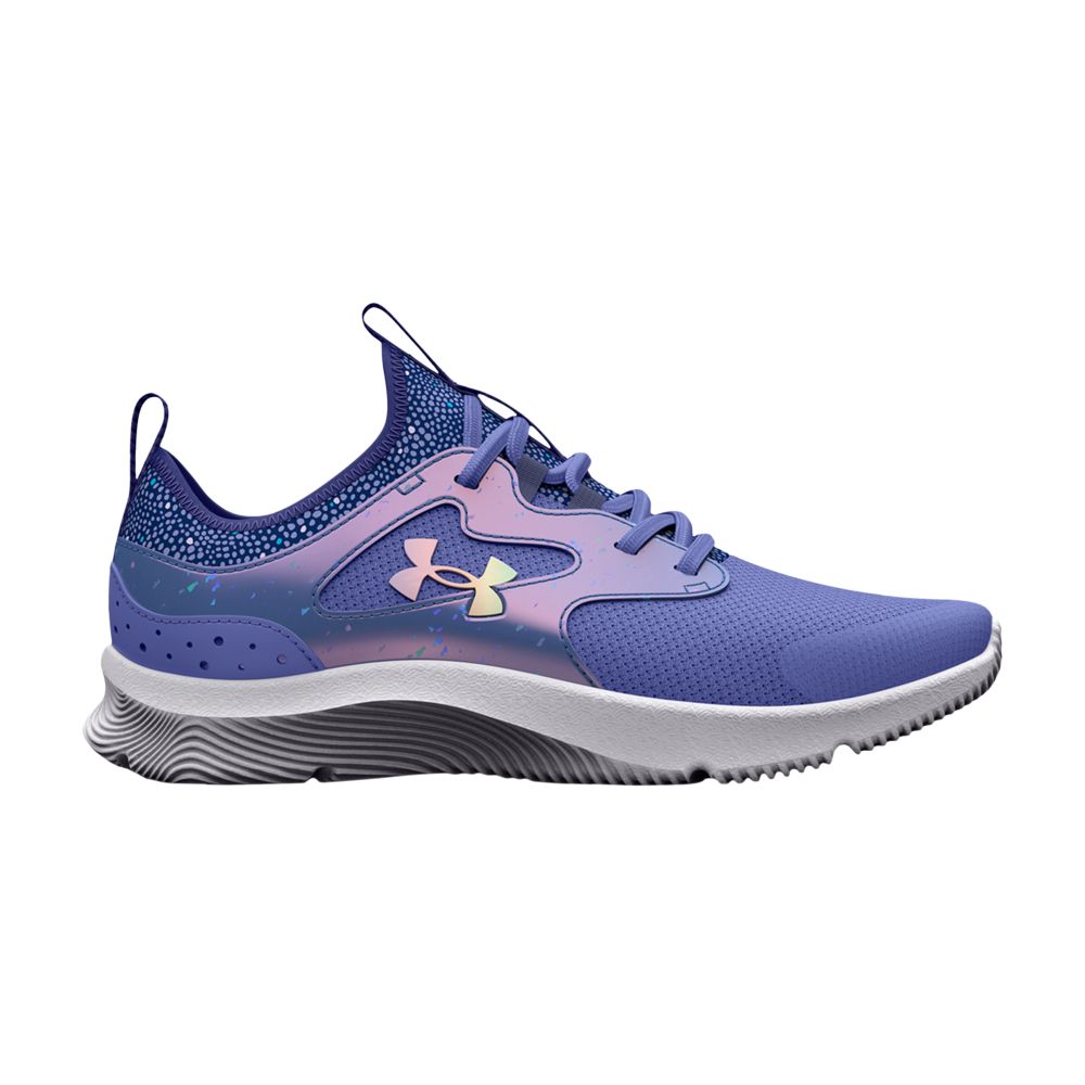 Pre-owned Under Armour Infinity 2.0 Al Printed Ps 'baja Blue Iridescent' | Kid's Size 11