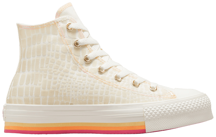Converse Chuck Taylor All Star EVA Lift Platform High GS Glazed Chrome