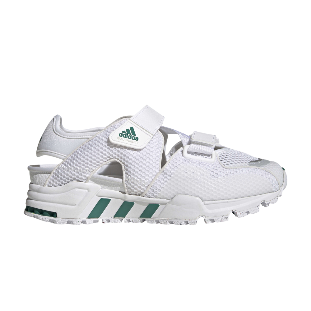 Pre-owned Adidas Originals Eqt93 Sandal 'cloud White Green'