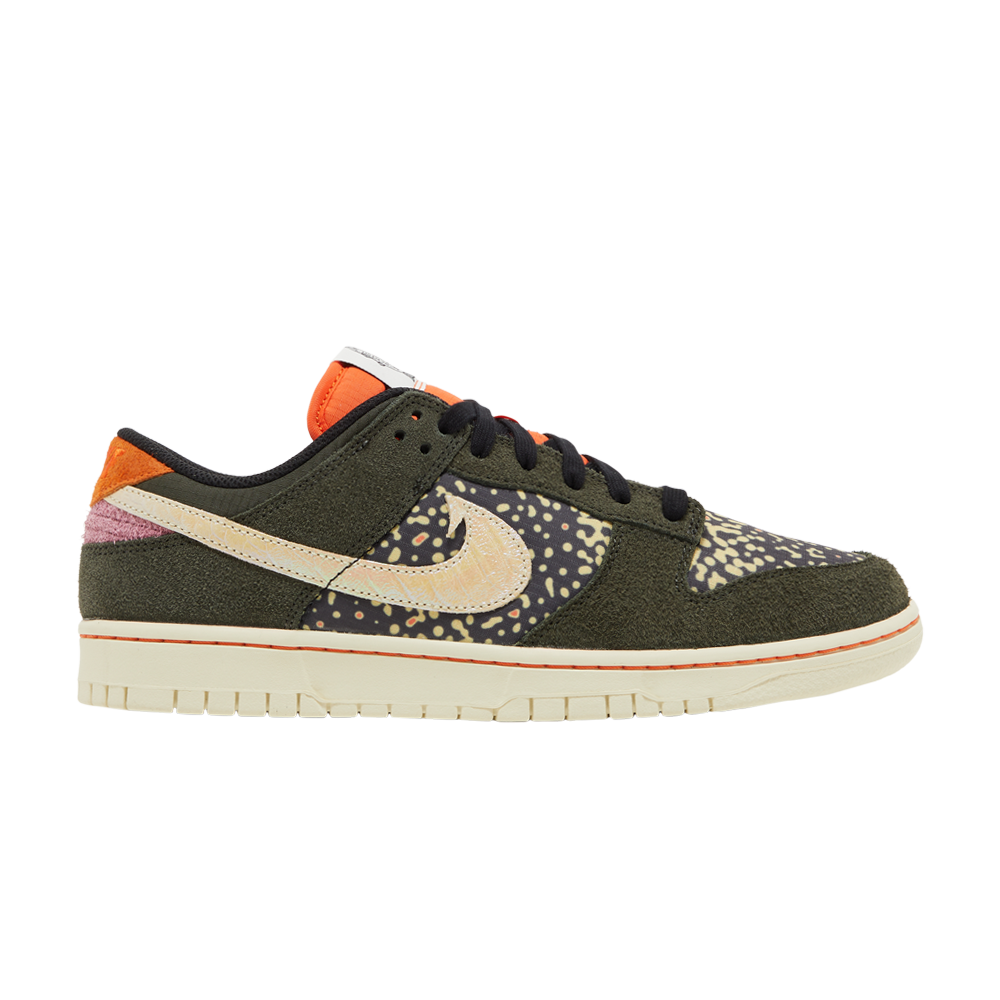 Pre-owned Nike Dunk Low Se 'gone Fishing - Rainbow Trout' In Green