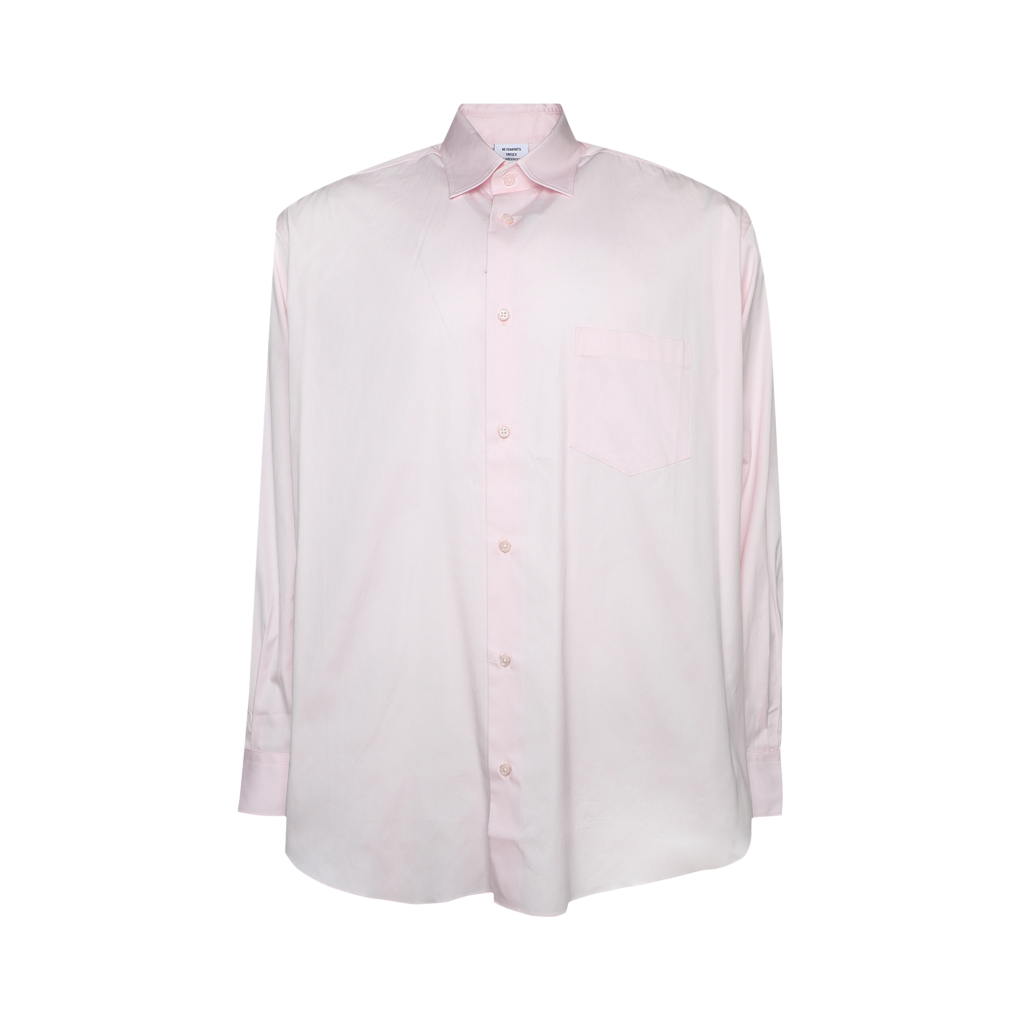 Pre-owned Vetements Back Logo Shirt 'baby Pink'