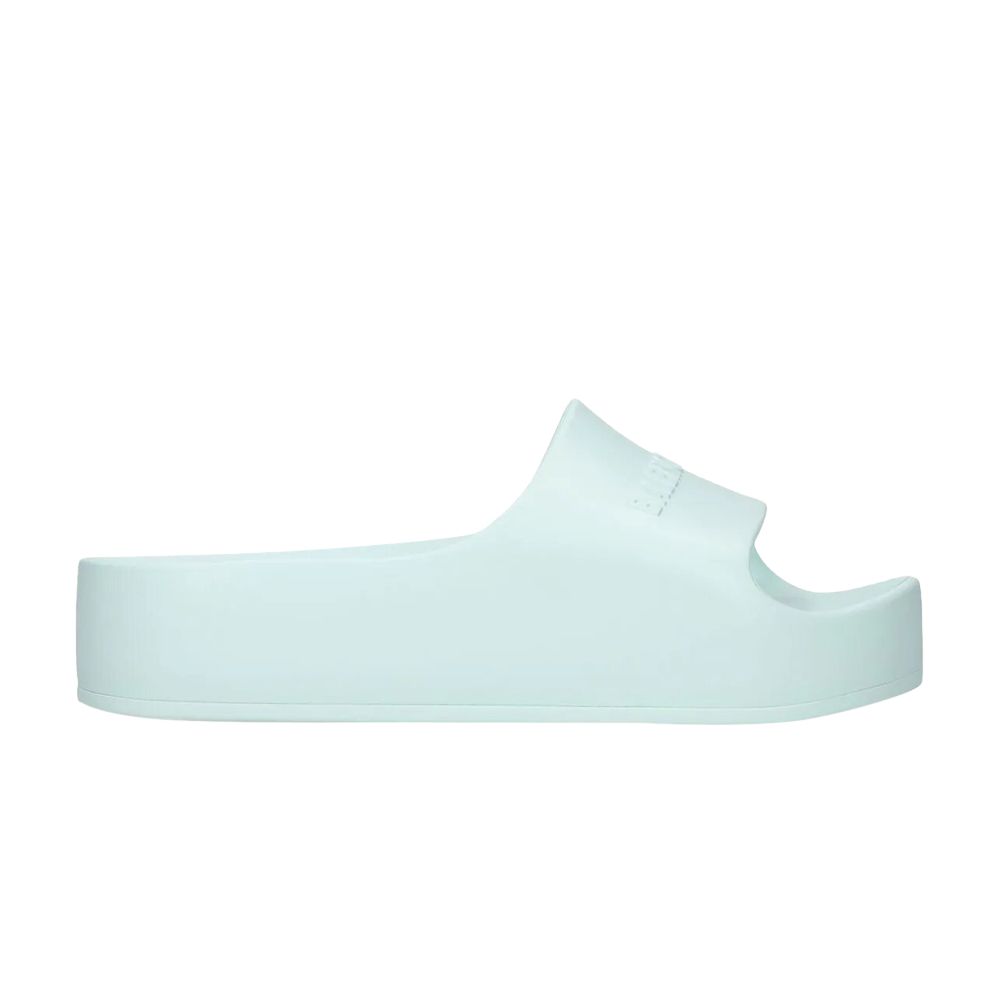 Pre-owned Balenciaga Wmns Chunky Slides 'green Aqua' | Women's Size 38