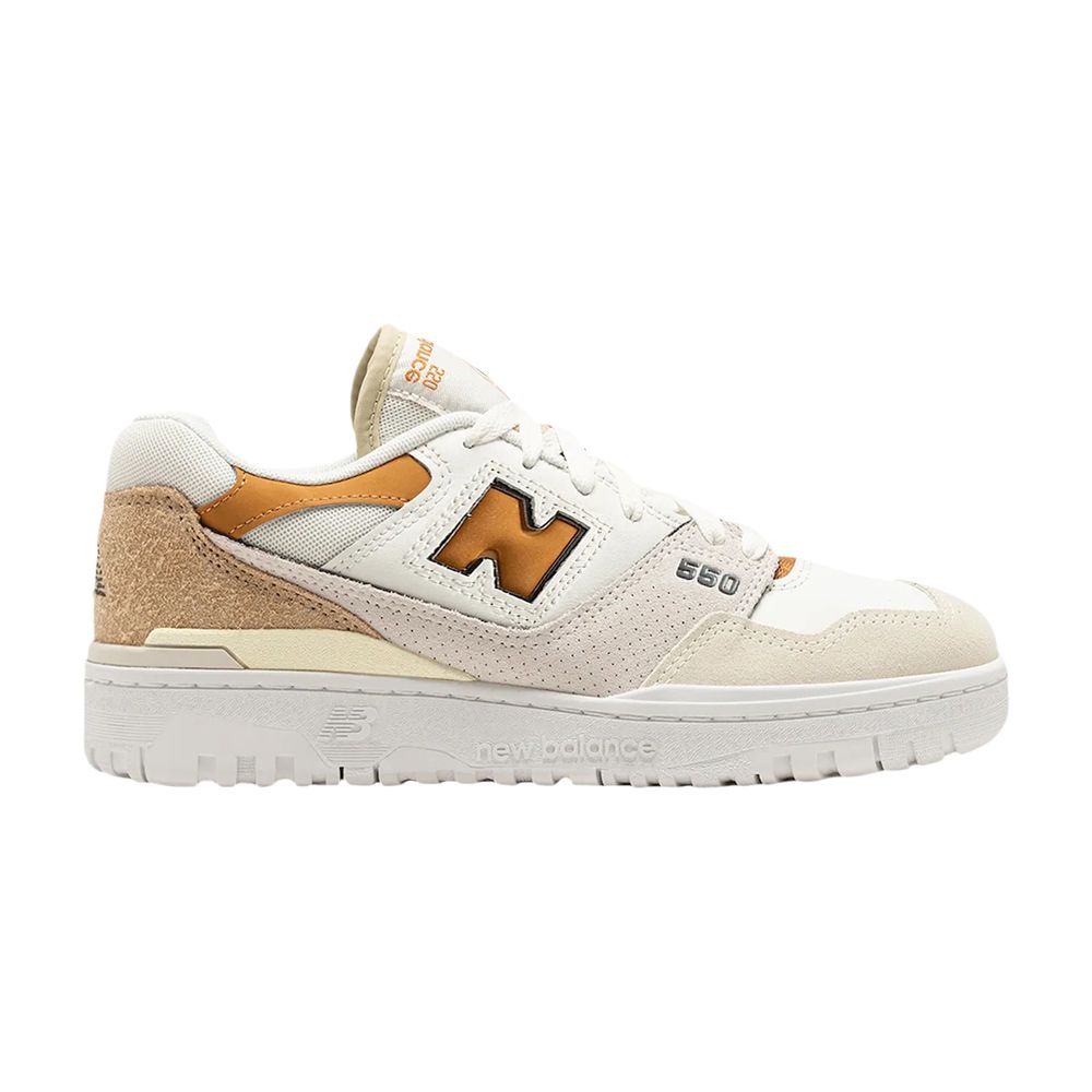 Pre-owned New Balance Wmns 550 'sea Salt Tobacco' In Cream