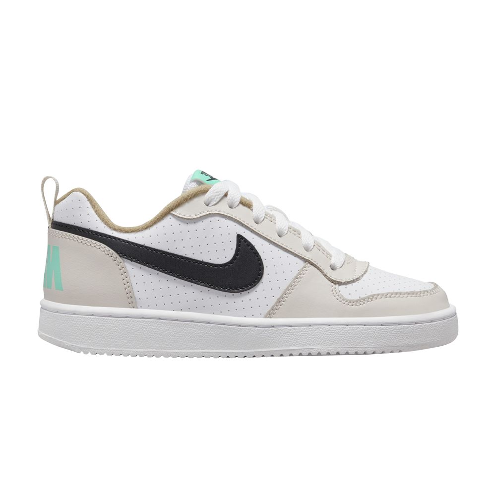 Pre-owned Nike Court Borough Low 2 Gs 'mocha Mint' | Cream | Kid's Size 4