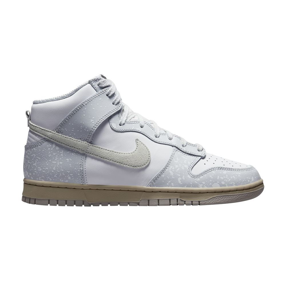 Nike Dunk High 'Spray Paint' | White | Men's Size 8