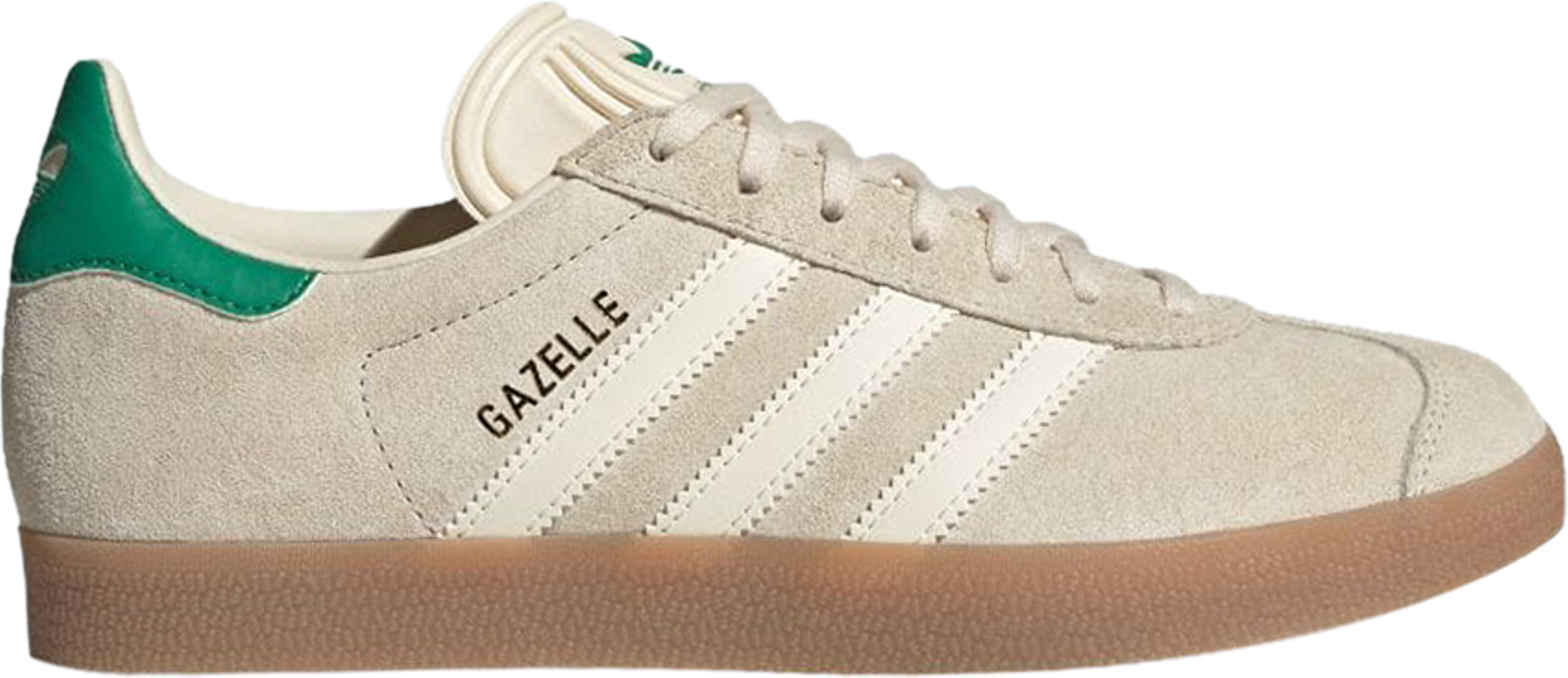 Buy Wmns Gazelle 'Wonder White Green' - IF3235 - Cream | GOAT