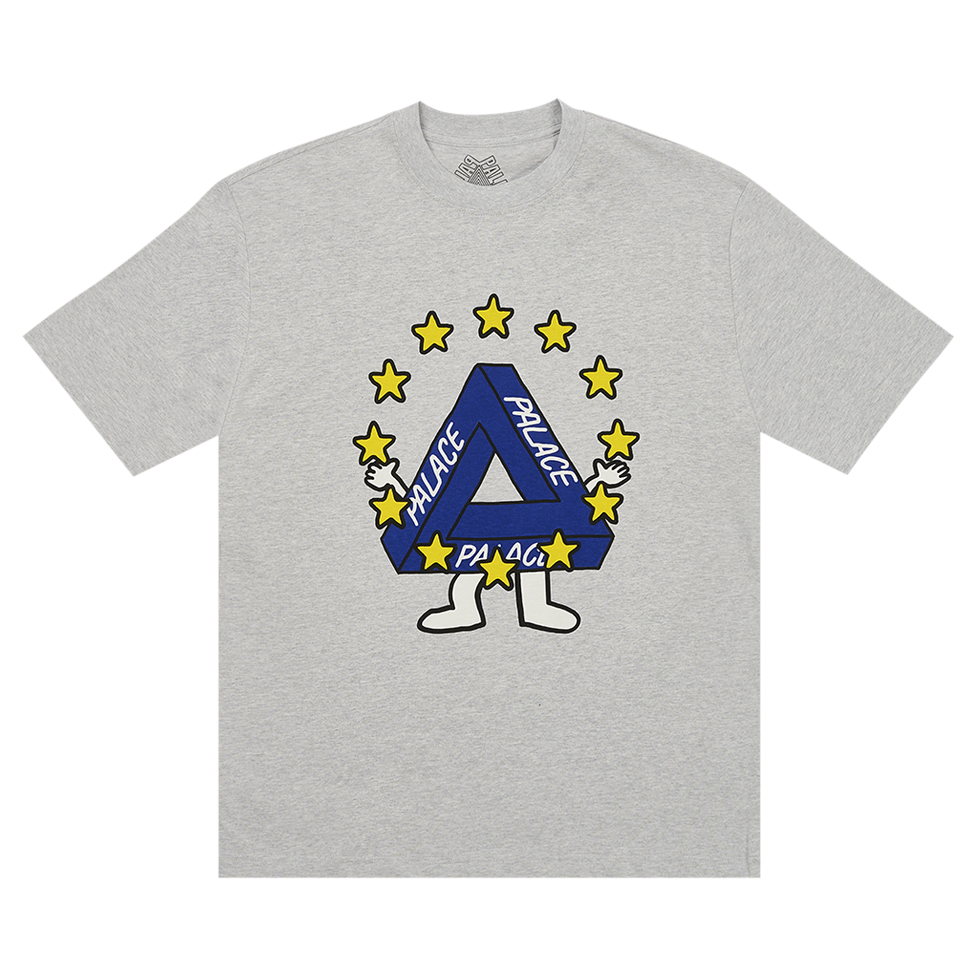 Pre-owned Palace Missing Eu T-shirt 'grey Marl'