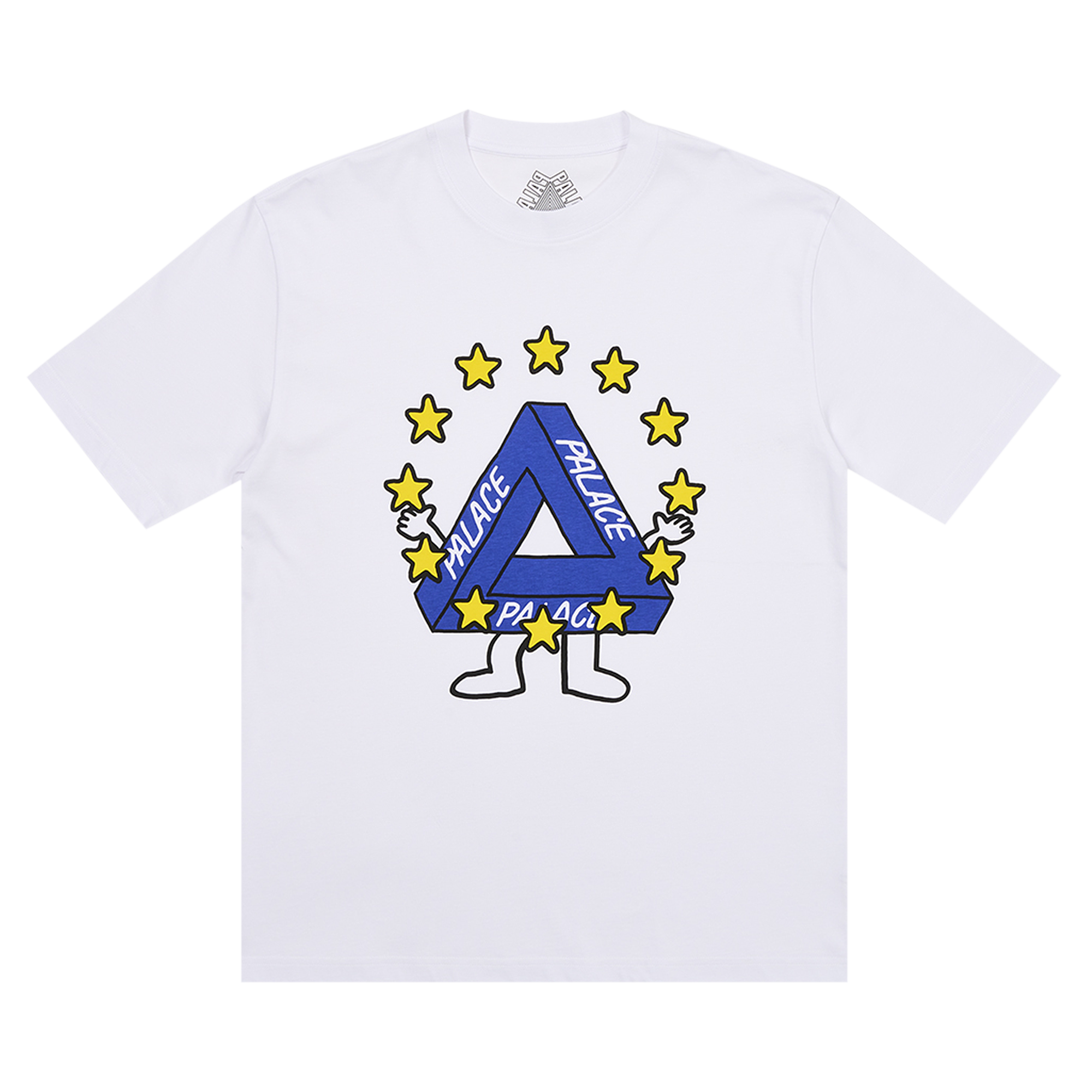 Pre-owned Palace Missing Eu T-shirt 'white'